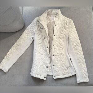 Merona Off-White Quilted Puffer Jacket